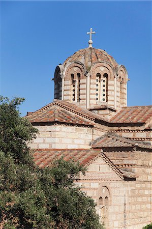 Die Kirche der Heiligen Apostel, antike Agora, Athen, Griechenland, Europa Stockbilder - Lizenzpflichtiges, Bildnummer: 841-06031193