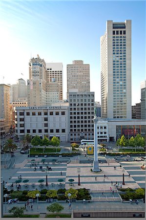 store architecture - Union Square, Downtown, San Francisco, California, United States of America, North America Stock Photo - Rights-Managed, Code: 841-06031312