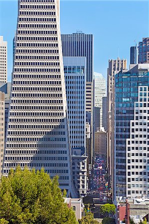 edifício transamérica - Trans America Building, San Francisco, California, United States of America, North America Foto de stock - Direito Controlado, Número: 841-06031338