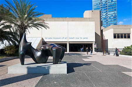 Exterior of the new Herta and Paul Amir building of the Tel Aviv Museum of Art, Tel Aviv, Israel, Middle East Foto de stock - Con derechos protegidos, Código: 841-06031387