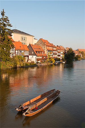 Little Venice (Klein Venedig) and River Regnitz, Bamberg, UNESCO World Heritage Site, Bavaria, Germany, Europe Fotografie stock - Rights-Managed, Codice: 841-06031462