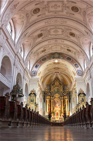 Basilique Sainte-Anne, Altoetting (Altotting), Bavière, Allemagne, Europe Photographie de stock - Rights-Managed, Code: 841-06031478