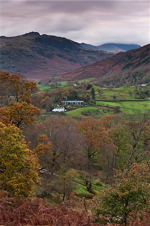 simsearch:841-06030917,k - Cottages in Little Langdale valley, Lake District National Park, Cumbria, England, United Kingdom, Europe Foto de stock - Direito Controlado, Número: 841-06031553