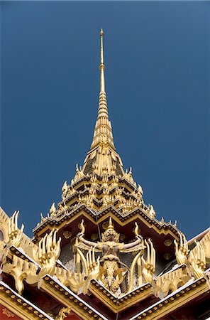 simsearch:841-06343240,k - Wat Phra Kaeo Complex (Grand Palace Complex), Bangkok, Thailand, Southeast Asia, Asia Fotografie stock - Rights-Managed, Codice: 841-06031614