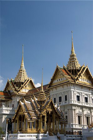 Wat Phra Kaeo immeuble (Grand Palais), Bangkok, Thaïlande, Asie du sud-est, Asie Photographie de stock - Rights-Managed, Code: 841-06031615