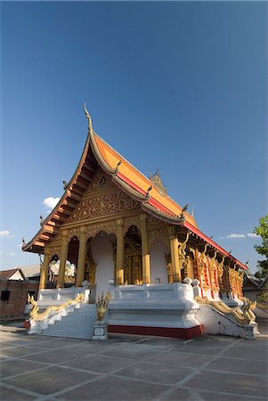 Wat Nong, Luang Prabang, Laos, Indochina, Southeast Asia, Asia Foto de stock - Direito Controlado, Número: 841-06031616