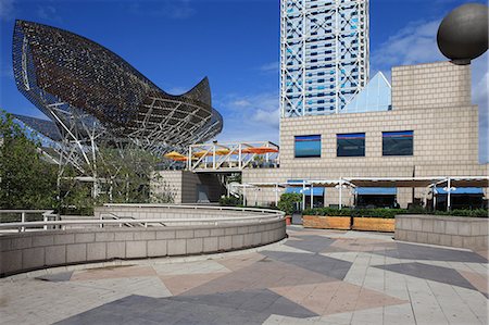 spain traditional building - Olympic Port, Golden Whale, Barcelona, Catalonia, Spain, Europe Stock Photo - Rights-Managed, Code: 841-06031754