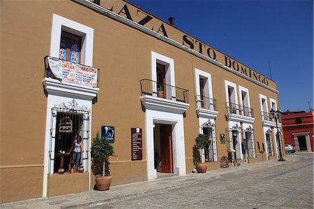 Colonial architecture, Oaxaca City, Oaxaca, Mexico, North America Stock Photo - Rights-Managed, Code: 841-06031783