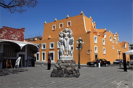 prueba - Genesis Statue, Artists Quarter (Barrio del Artista), Puebla, Historic Center, UNESCO World Heritage Site, Puebla State, Mexico, North America Stock Photo - Rights-Managed, Code: 841-06031802