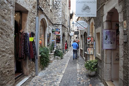 french riviera - St. Paul de Vence, medieval village, Alpes Maritimes, Provence, Cote d'Azur, France, Europe Stock Photo - Rights-Managed, Code: 841-06031863