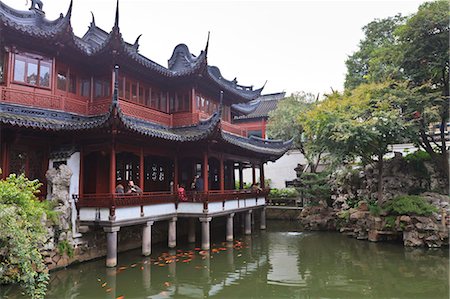 rock pillars - Yanshan Hall, Yu Yuan (Yuyuan) Gardens, Shanghai, China, Asia Stock Photo - Rights-Managed, Code: 841-06031977