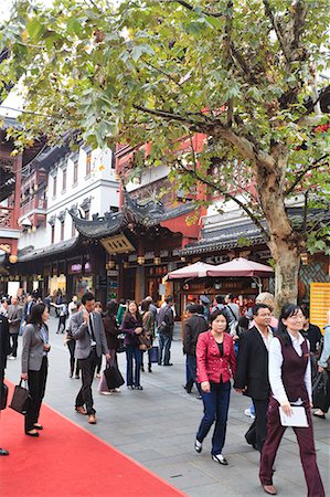 shanghai, china - Shopping in the Yu Yuan (Yuyuan) Bazaar, Shanghai, China, Asia Stock Photo - Rights-Managed, Code: 841-06031972