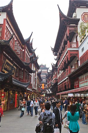 shanghai people - Shopping in the Yu Yuan (Yuyuan) Bazaar, Shanghai, China, Asia Stock Photo - Rights-Managed, Code: 841-06031973