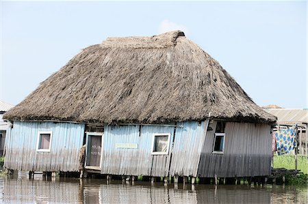 Ganvie lake village on Nokoue Lake, Benin, West Africa, Africa Stock Photo - Rights-Managed, Code: 841-06032049