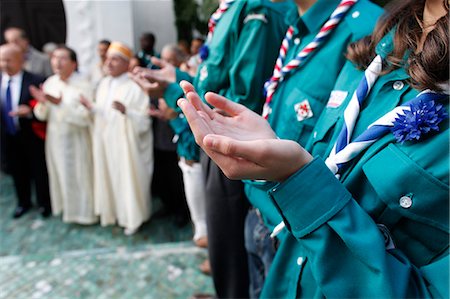 paris france customs - Muslim scouts praying, Paris, France, Europe Stock Photo - Rights-Managed, Code: 841-06032137