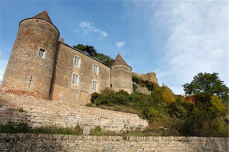 Brancion castle, Brancion, Saone-et-Loire, Burgundy, France, Europe Fotografie stock - Rights-Managed, Codice: 841-06032185