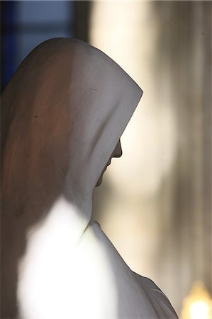 eglise saint-eustache - Statue of Mary in Saint-Eustache church, Paris, France, Europe Foto de stock - Con derechos protegidos, Código: 841-06032246