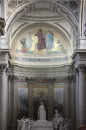 panthéton - Panthéon chancel, Paris, France, Europe Photographie de stock - Rights-Managed, Code: 841-06032278