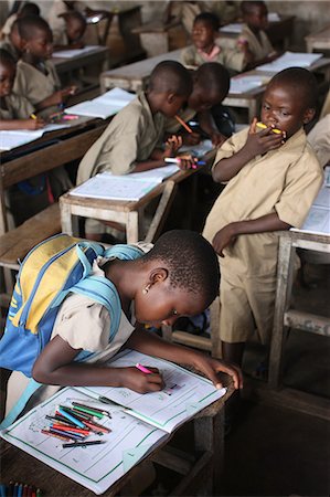 simsearch:841-05785929,k - Primary school in Africa, Lome, Togo, West Africa, Africa Stock Photo - Rights-Managed, Code: 841-06032297
