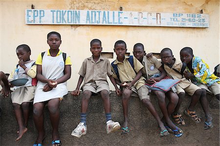 simsearch:841-06032301,k - Primary school in Africa, Lome, Togo, West Africa, Africa Fotografie stock - Rights-Managed, Codice: 841-06032293