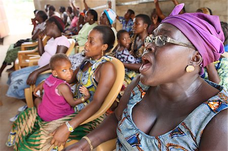 Evangelical church, Lome, Togo, West Africa, Africa Stock Photo - Rights-Managed, Code: 841-06032331