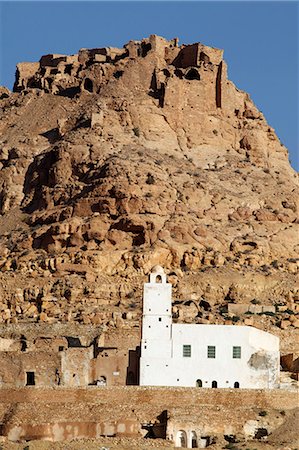 Douiret village mosque, Tunisia, North Africa, Africa Stock Photo - Rights-Managed, Code: 841-06032483