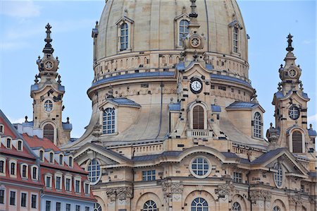 roman (architecture) - Frauenkirche à Dresde, Saxe, Allemagne, Europe Photographie de stock - Rights-Managed, Code: 841-06032494