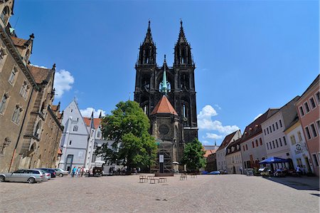simsearch:841-06032524,k - Albrechtsburg church, Meissen, Saxony, Germany, Europe Foto de stock - Direito Controlado, Número: 841-06032544