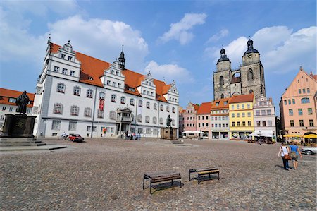 Wittenberg, Site du patrimoine mondial de l'UNESCO, Saxe, Allemagne, Europe Photographie de stock - Rights-Managed, Code: 841-06032550