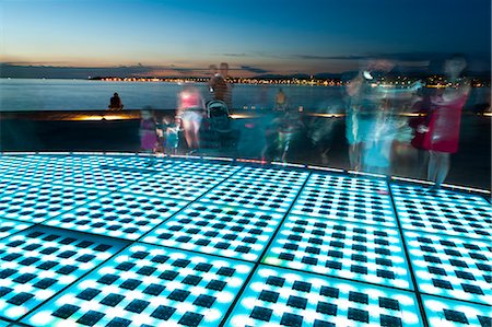 Pozdrav Zuncu (Sun Salutation) monument by architect Nikola Basic, Zadar, Zadar county, Dalmatia region, Croatia, Europe Stock Photo - Rights-Managed, Code: 841-06032664