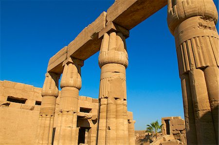 Temple d'Amon, Karnak, Thèbes, Site du patrimoine mondial de l'UNESCO, l'Egypte, l'Afrique du Nord, Afrique Photographie de stock - Rights-Managed, Code: 841-06032875