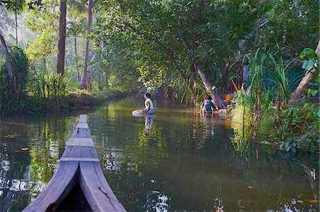 Backwaters, Allepey, Kerala, India, Asia Foto de stock - Con derechos protegidos, Código: 841-06032980