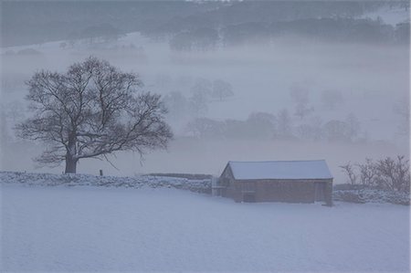 simsearch:841-09085941,k - Grange en hiver, Derbyshire Dales, Derbyshire, Angleterre, Royaume-Uni, Europe Photographie de stock - Rights-Managed, Code: 841-06033134