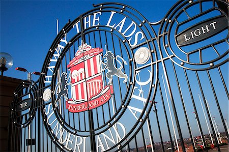 Haway The Lads Gate at The Stadium of Light, Sunderland, Tyne and Wear, England, United Kingdom, Europe Stock Photo - Rights-Managed, Code: 841-06033215