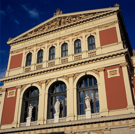 simsearch:841-06033230,k - Exterior of Musikverein concert hall, Vienna, Austria, Europe Stock Photo - Rights-Managed, Code: 841-06033245