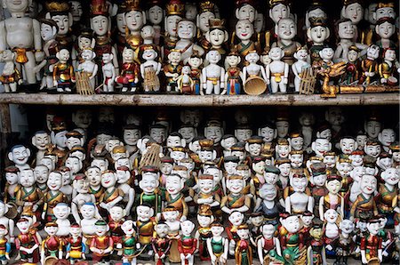 Collection of water puppets, Hanoi, Vietnam, Indochina, Southeast Asia, Asia Foto de stock - Con derechos protegidos, Código: 841-06033259