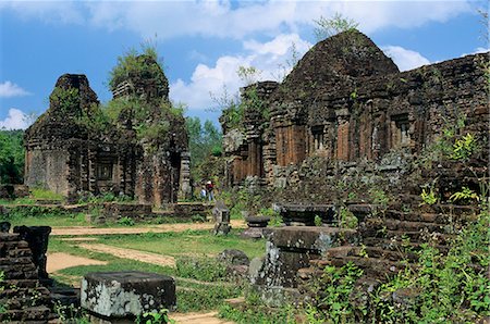 Cham ruins, My Son, UNESCO World Heritage Site, near Hoi An, South Central Coast, Vietnam, Indochina, Southeast Asia, Asia Foto de stock - Con derechos protegidos, Código: 841-06033273