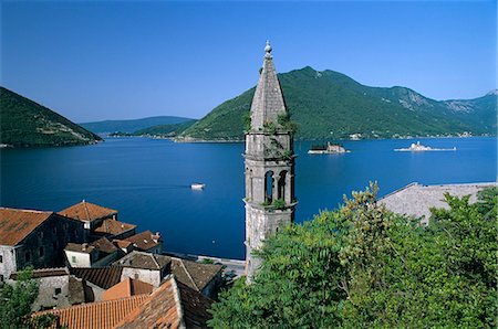 simsearch:841-05959817,k - Church of St. Nikola with islet monasteries of St. George and Our Lady of the Lake, Perast, The Boka Kotorska (Bay of Kotor), UNESCO World Heritage Site, Montenegro, Europe Stock Photo - Rights-Managed, Code: 841-06033322