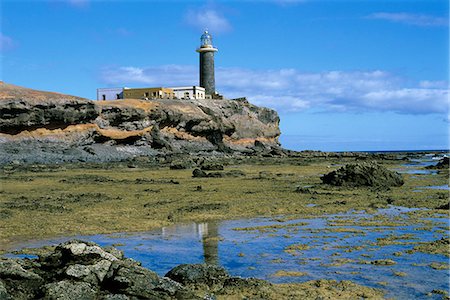 fuerteventura - Lighthouse, Punta de Jandia, Fuerteventura, Canary Islands, Spain, Atlantic, Europe Foto de stock - Con derechos protegidos, Código: 841-06033353