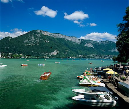 rhone-alpes - Annecy, lac d'Annecy, Rhone Alpes, France, Europe Photographie de stock - Rights-Managed, Code: 841-06033503