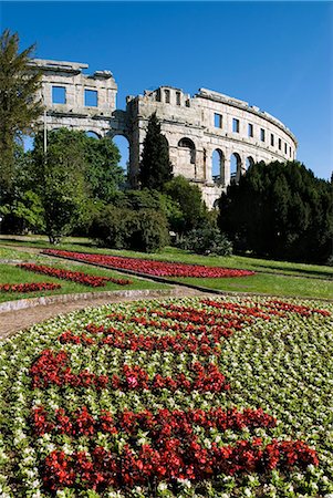 simsearch:841-06030427,k - The Roman Amphitheatre, Pula, Istria, Croatia, Europe Foto de stock - Con derechos protegidos, Código: 841-06033631