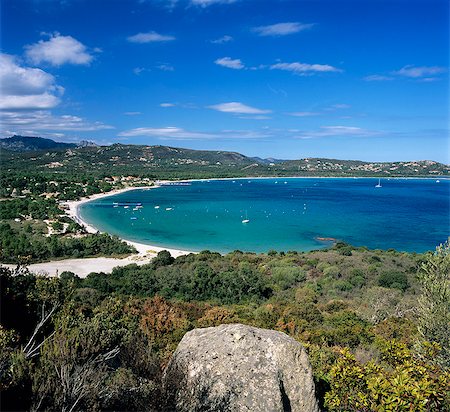 porto-vecchio - Plage de San Ciprianu, près de Porto Vecchio, Corse orientale du Sud, Corse, Méditerranée, Europe Photographie de stock - Rights-Managed, Code: 841-06033762