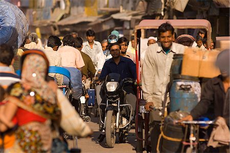 embouteillage - Scène de rue, Agra, Uttar Pradesh, Inde, Asie Photographie de stock - Rights-Managed, Code: 841-06033967