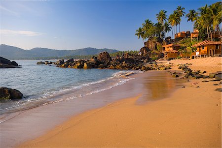 pictures of holiday nature resorts - Palolem, Goa, India, Asia Stock Photo - Rights-Managed, Code: 841-06033985