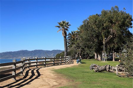 santa monica - Palisades Park, Santa Monica, Los Angeles, California, USA Foto de stock - Direito Controlado, Número: 841-06344010