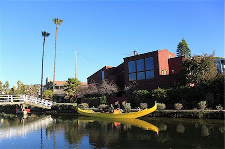 Venice Canals, Venice Beach, Los Angeles, California, United States of America, North America Stock Photo - Rights-Managed, Code: 841-06344049