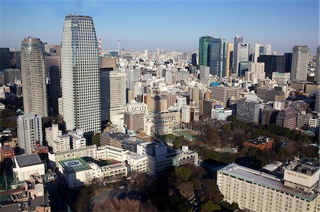 View over city, Tokyo, Japan, Asia Stock Photo - Rights-Managed, Code: 841-06344053