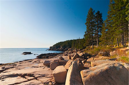 Parc National d'Acadia, Mount Desert Island, Maine, New England, États-Unis d'Amérique, l'Amérique du Nord Photographie de stock - Rights-Managed, Code: 841-06344243