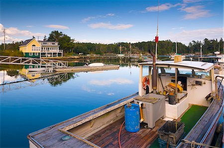 Bateaux de pêche de homard, Boothbay Harbor, Maine, New England, États-Unis d'Amérique, l'Amérique du Nord Photographie de stock - Rights-Managed, Code: 841-06344253