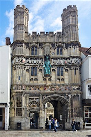 Tor in Christchurch, Canterbury, Kent, England, Vereinigtes Königreich, Europa Stockbilder - Lizenzpflichtiges, Bildnummer: 841-06344336